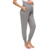 Love2Mi Pantalones casuales de maternidad para mujer- elásticos- cómodos- para correr